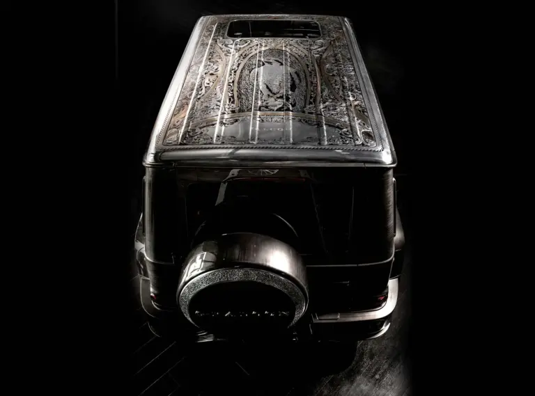Handgraviertes Dach und veredelte Karosserie des G-Falcon One of One von Carlex Design, Mercedes-AMG G 63.