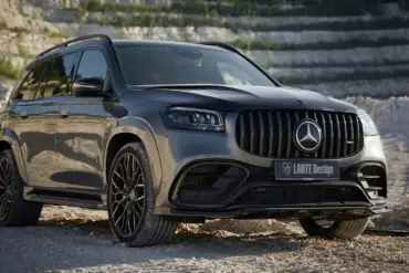 Veredelter Mercedes-AMG GLS 63 von LARTE Design mit Carbon-Bodykit und geschmiedeten Felgen.