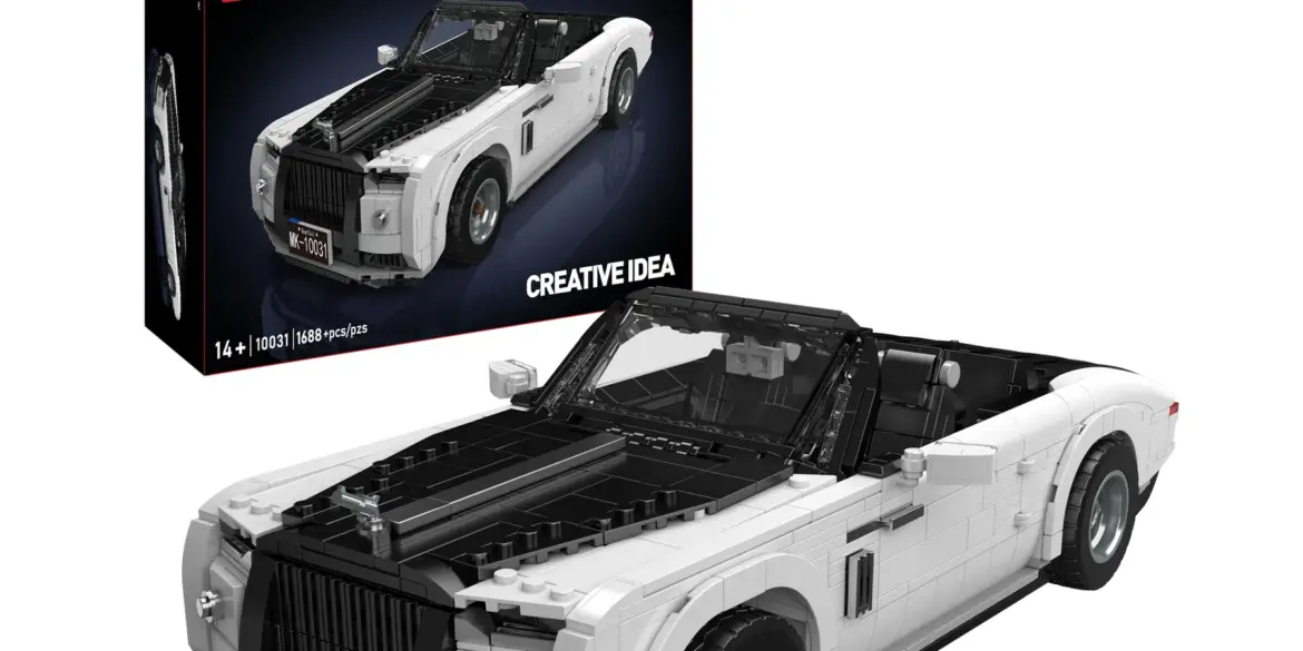 Klemmbausteinmodell des Mould King 10031 Wraith Luxury British Droptop samt Originalverpackung