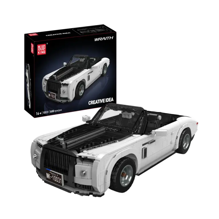 Klemmbausteinmodell des Mould King 10031 Wraith Luxury British Droptop samt Originalverpackung
