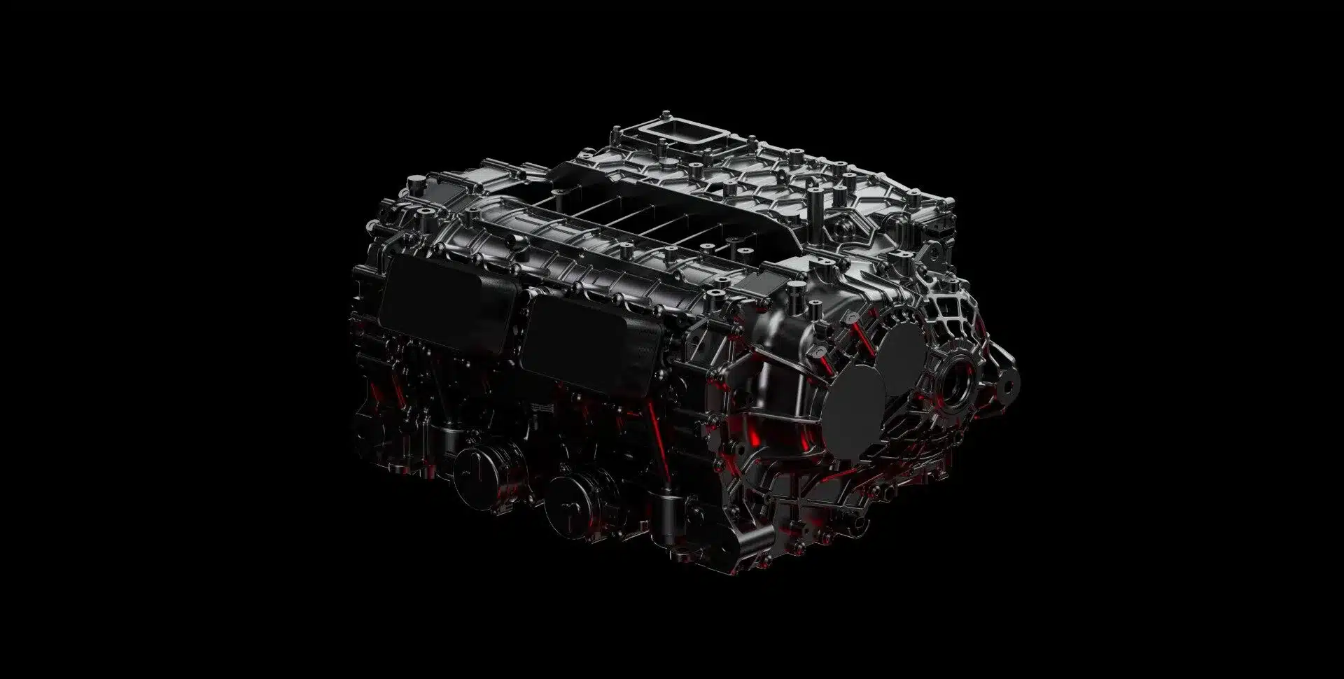 Detailaufnahme der YiSiFang-Antriebseinheit des Yangwang U9 Xtreme mit komplexer Struktur und Technik