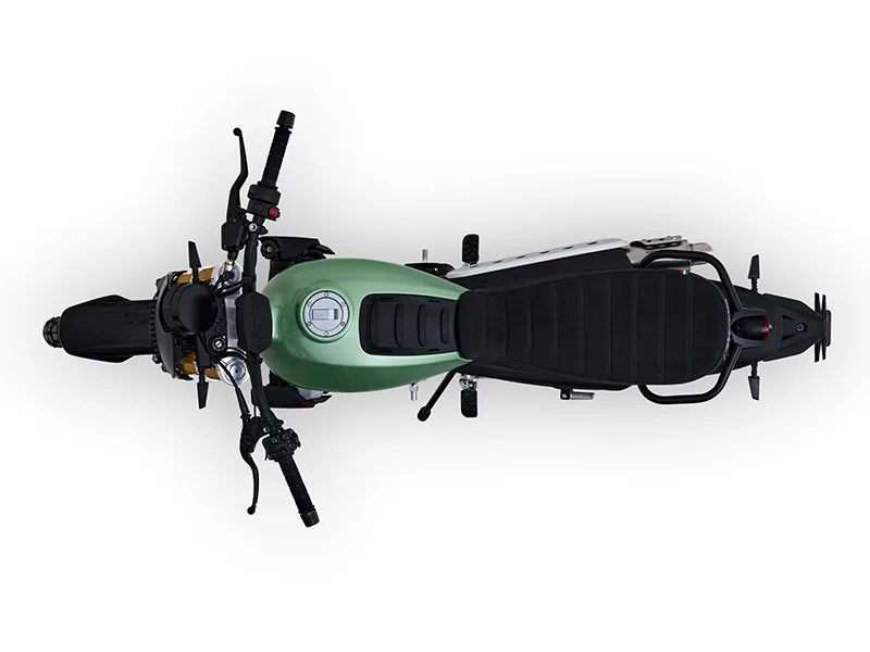 Motorrad Fantic Caballero Rally 500 aus der Vogelperspektive