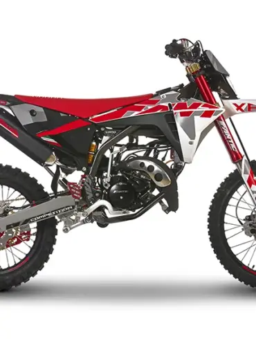Fantic XE 50 Competition 2025 Enduro-Motorrad in Seitenansicht
