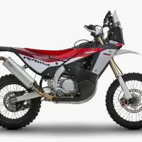 Fantic XEF Rally 2025 Motorrad in Seitenansicht mit Rally-Ausstattung und großem Tank.