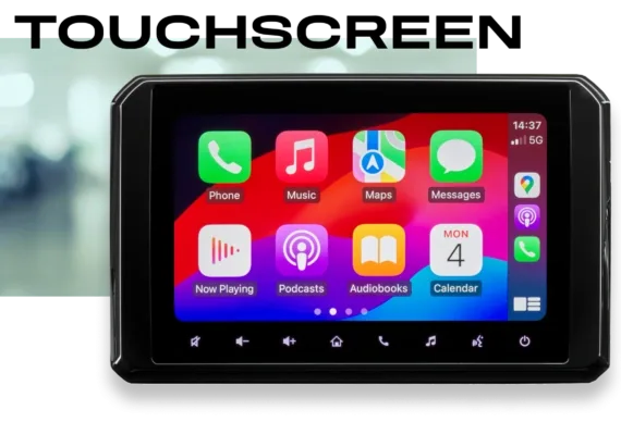 Touchscreen-Infotainmentsystem mit Apple CarPlay im Suzuki Jimny