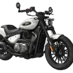 Chinchilla 350 CVT NEO Motorrad in Weiß aus seitlicher Perspektive