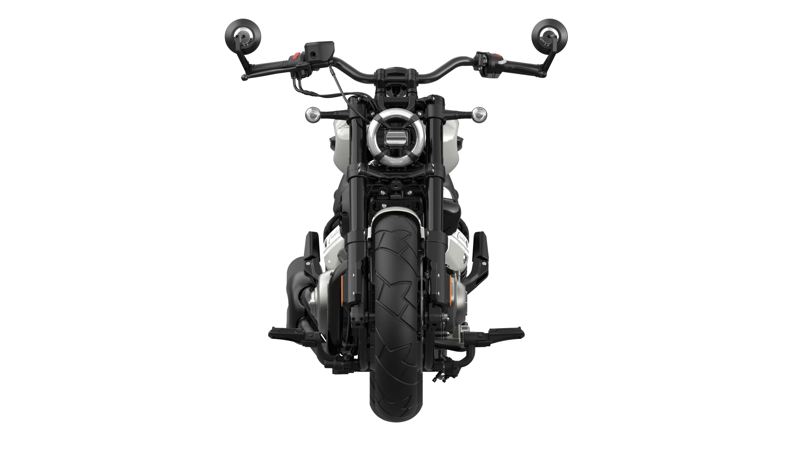 Frontansicht der Chinchilla 350 CVT NEO – moderner Cruiser mit LED-Scheinwerfer