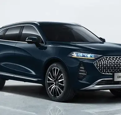 GWM WEY 05 Plug-in-Hybrid SUV in Seitenansicht vor hellem Hintergrund