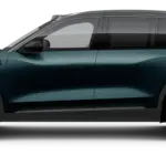 NIO EL8 Elektro-SUV in der Seitenansicht, grün, mit markanter Linienführung