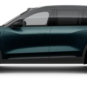 NIO EL8 Elektro-SUV in der Seitenansicht, grün, mit markanter Linienführung