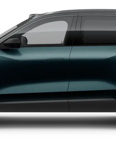 NIO EL8 Elektro-SUV in der Seitenansicht, grün, mit markanter Linienführung