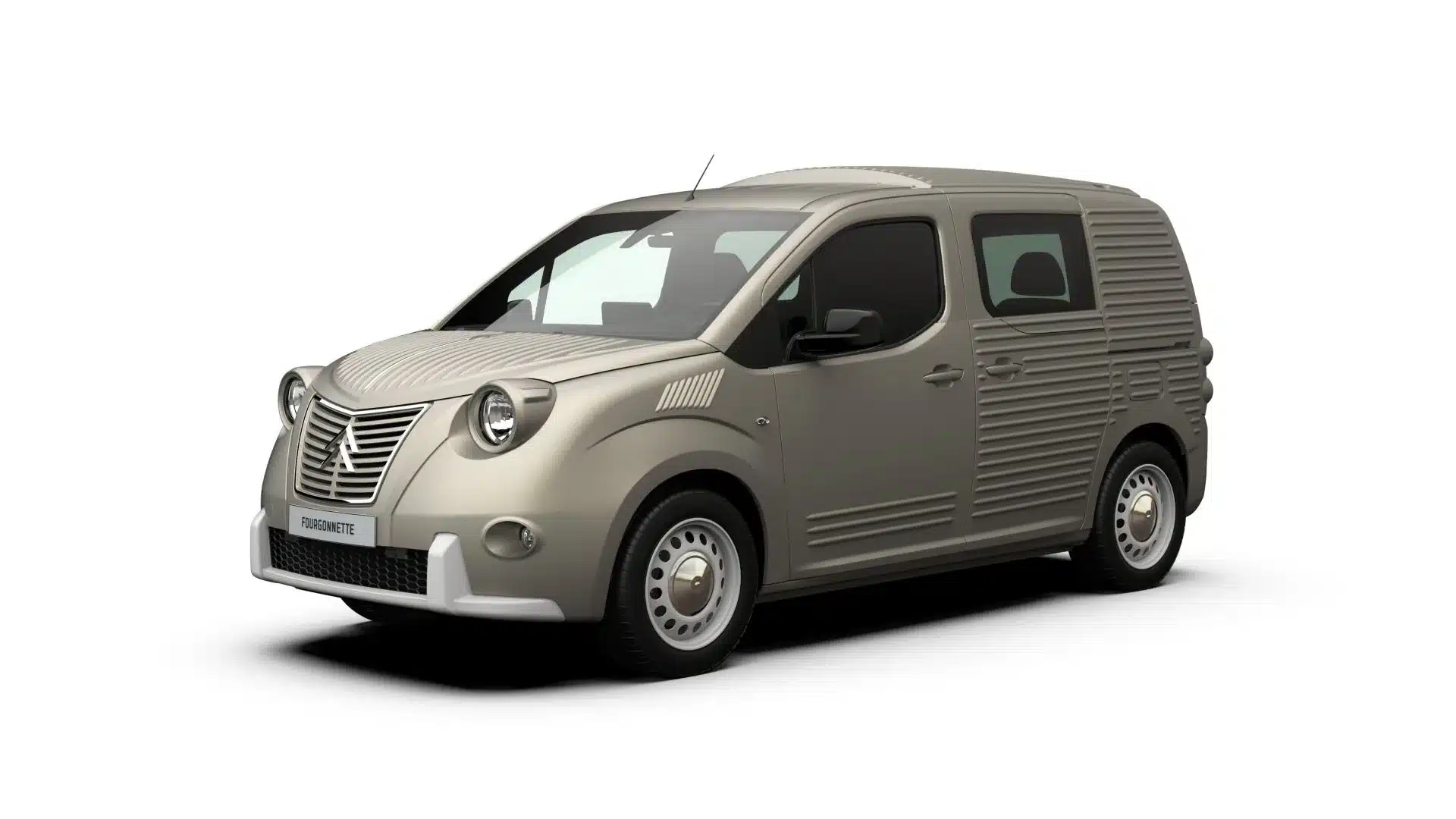 Caselani Fourgonnette, ein kompakter Transporter mit Retro-Design auf Basis des Citroën Berlingo