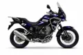 Adventure-Bike Hengjian HJ500-8, komplett ausgestattet, mit Rennbeklebung, in seitlicher Ansicht auf weißem Hintergrund