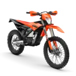 KTM FREERIDE E 2027 Elektro-Enduro-Motorrad in orange, seitliche Ansicht
