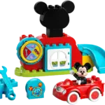 LEGO DUPLO Set mit Micky Maus, rotem Auto, Clubhaus und buntem Zubehör für Kleinkinder